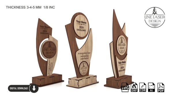 Μετάλιο σε ξύλο ή Πλεξι Γκλας