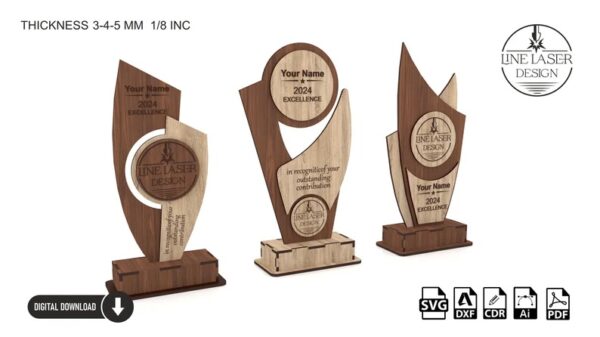 Μετάλιο σε ξύλο ή Πλεξι Γκλας