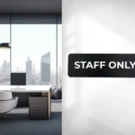 Προσαρμόσιμο Ταμπελάκι Πόρτας | Σήμανση Γραφείου & Δωματίου | Επιγραφή Ξενοδοχείου