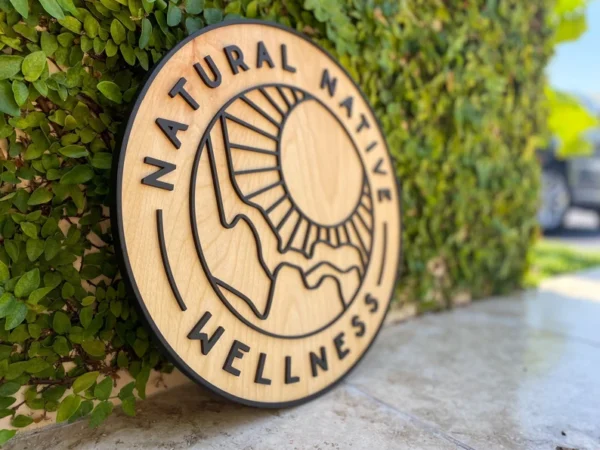 3D Στρογγυλό Λογότυπο Επιχείρησης