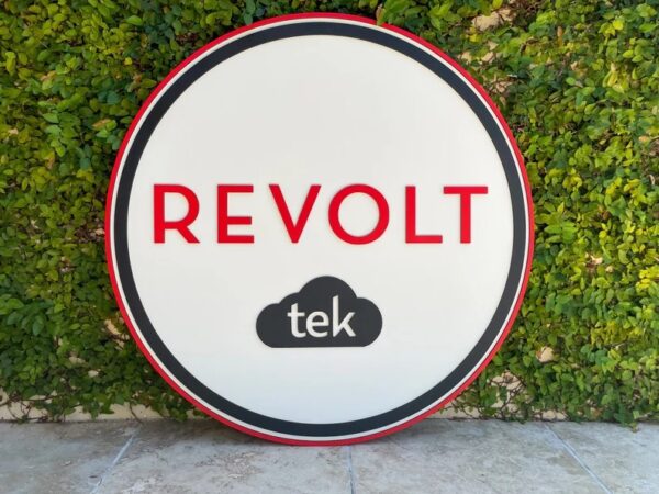 3D Στρογγυλό Λογότυπο Επιχείρησης