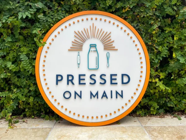 3D Στρογγυλό Λογότυπο Επιχείρησης