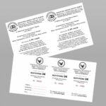 Μπλοκ Λαχνων - εισιτήρια 20x6 με εκτύπωση